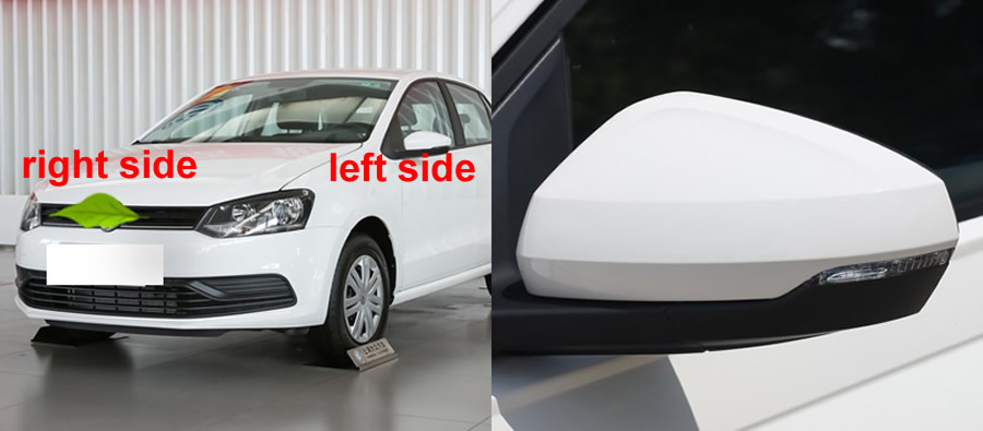 For Volkswagen VW Polo 2019 2020 2021 2022 Car Accessories Side Rearview Mirror Lenses Reflective Glass Lens with Heating 