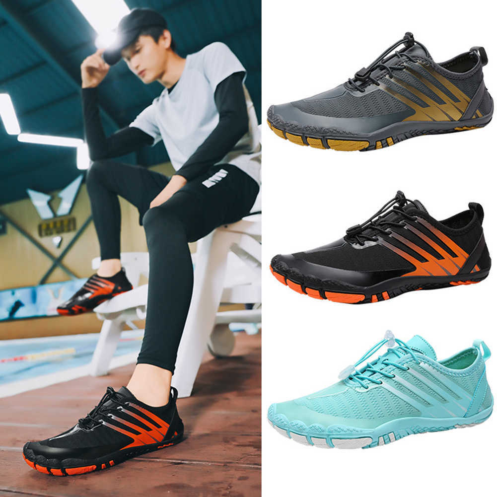 Hiking Footwear Unisex Barefoot Shoes Gym Sport Running Fitness Sneakers Outdoor Beach Water Sports Upstream Aqua Shoes Men Women Size 37-46 HKD230706