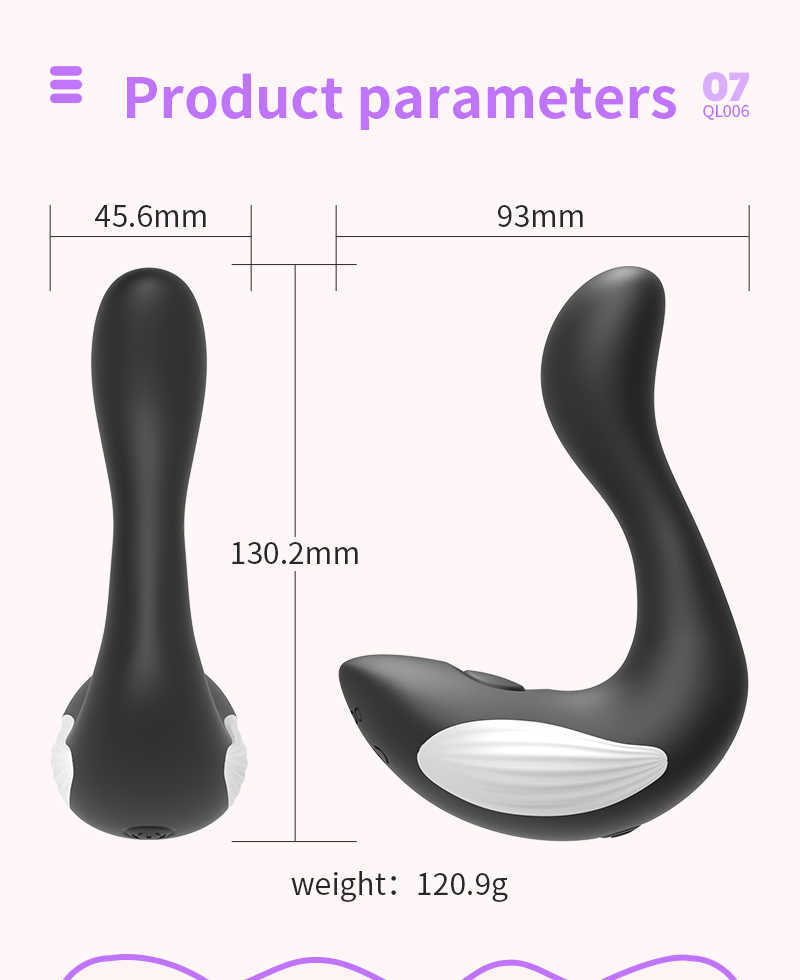 Anal Vibrator Stecker Männer Frauen Vaginal Klitoris Stimulator Slapping Masturbator Männlichen Prostata-massagegerät Butt Sex Spielzeug für Buttplug230706