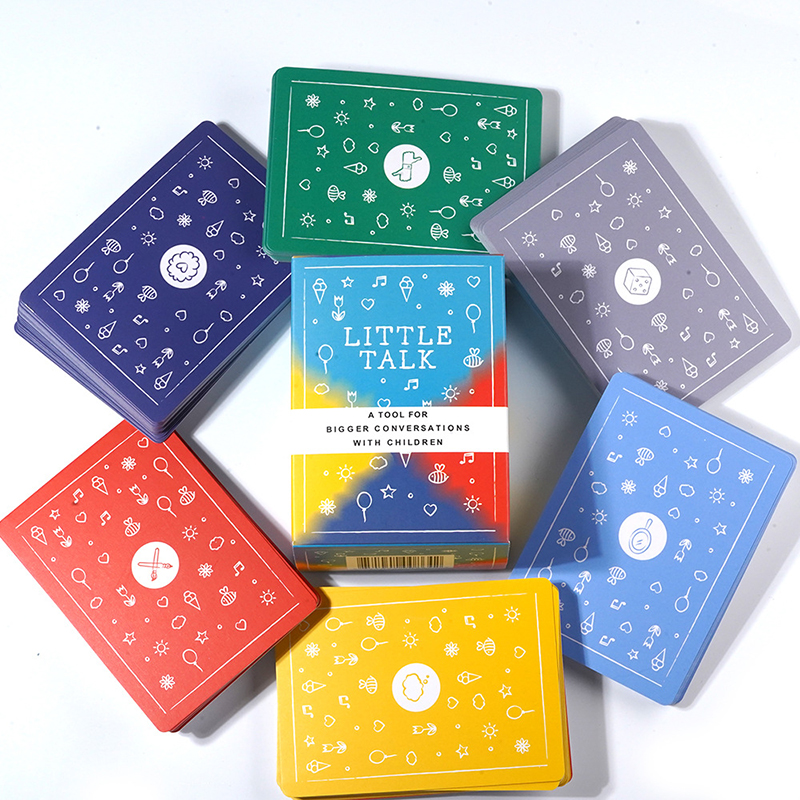 Оптовые продажи BestSelf Conversation Little Talk Deck Card Game для детей 150 подсказок Идеальные предметы для классной комнаты и инструменты для терапии