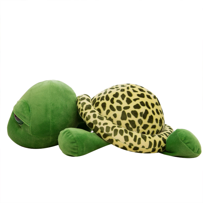 1 pz tartaruga peluche grande occhio verde peluche bambola peluche tartaruga giocattoli