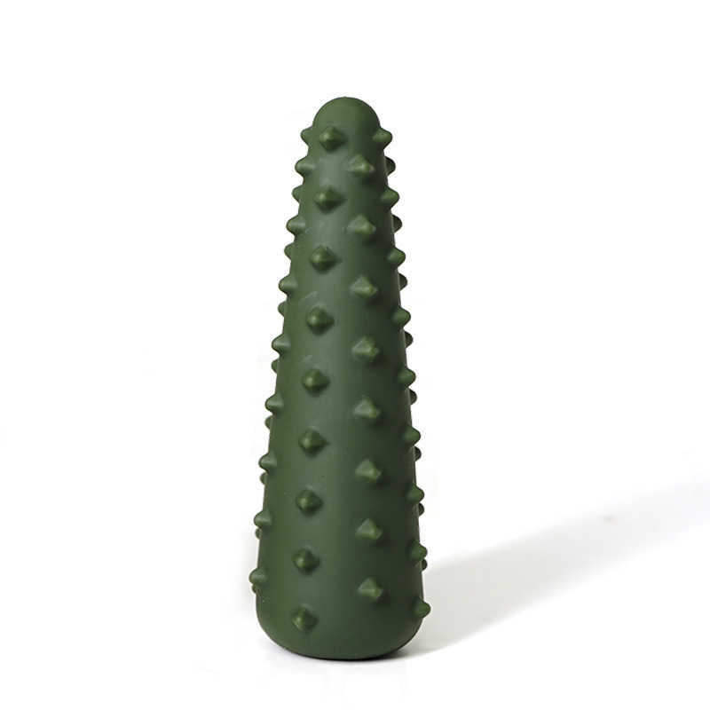 Silikon 10 Modus Stachelvibrator Dildo Anal Butt Plug mit Spikes Vagina G-punkt Muschi Klitoris Massagegerät Frau Sex Toy230706