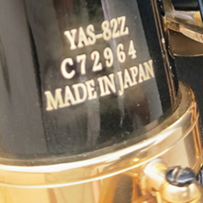 2023 svart altsaxofon YAS-82Z Japan märke altsaxofon E-Flat musikinstrument med fodral