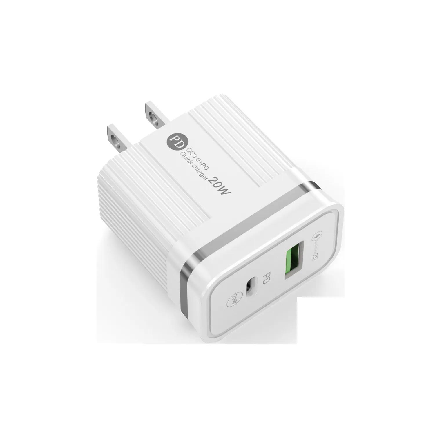 Carregamento rápido PD 20W USB Tipo C Carregador Carregador rápido 3.0 UE EUA Plugue Carregador de parede para Samsung Xiaomi Vários modelos de telefone