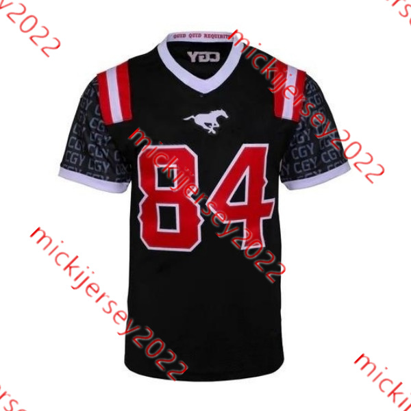 CALGARY STAMPEDERS Maillot de Football Logan Bonner Chase Litton Jake Maier Chris Reynolds Tommy Stevens Reggie Begelton Ka'Deem Carey Hommes Cousu CALGARY Maillots