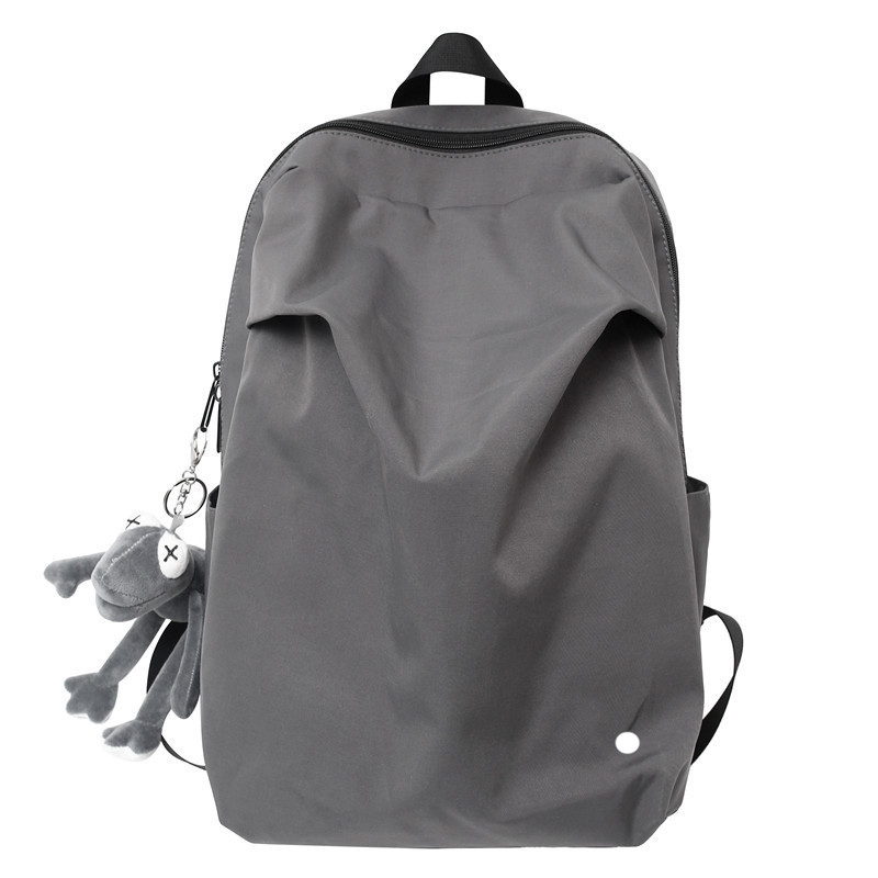 lu basit naylon tudents kampüs açık çantalar genç shoolbag sırt çantası Kore trend sırt çantaları dizüstü bilgisayar çanta