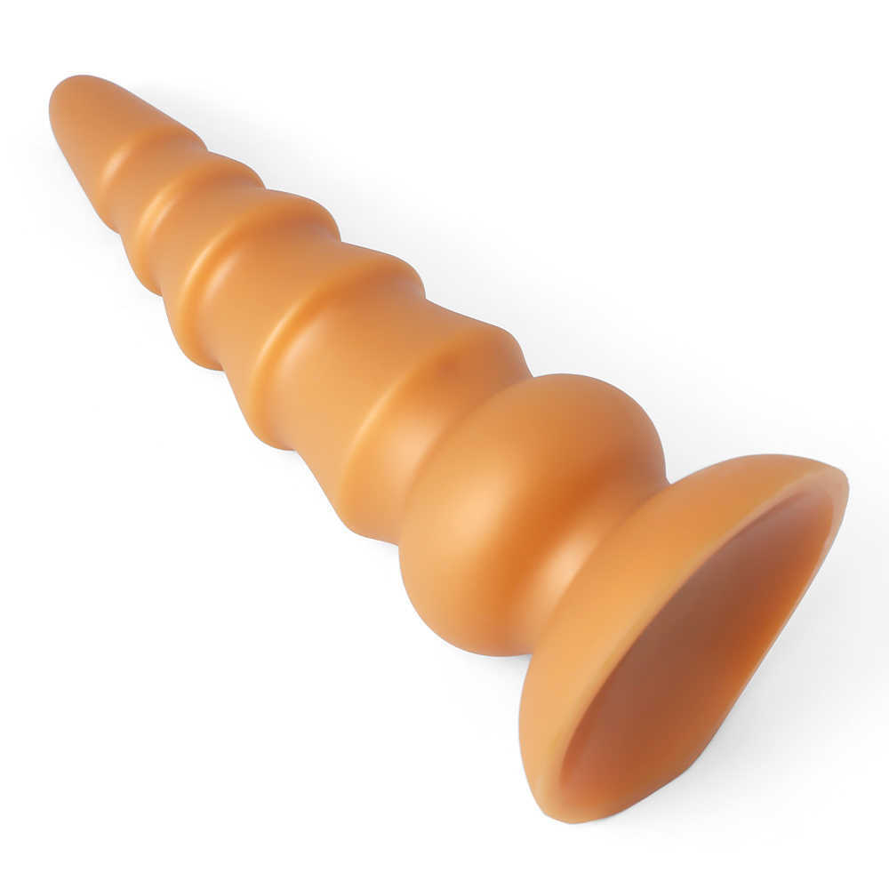 Enorm realistisk dildo anal plug med sugkopp sexleksaker för kvinnliga män falska kuk stor silikon penis anal rumpa erotik shop230706