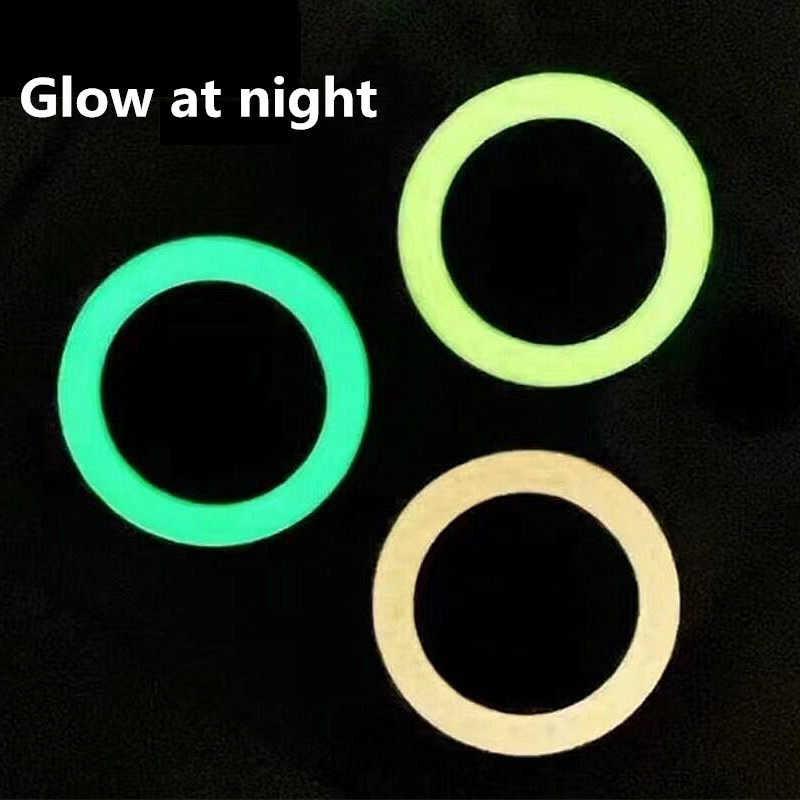 Lumious szklany pierścień aparatu Glow Back telefon szkło hartowane fluorescencja tylna odporna na zarysowania folia ochronna na iPhone 14 14 pro max 13 13pro 12 12pro 11