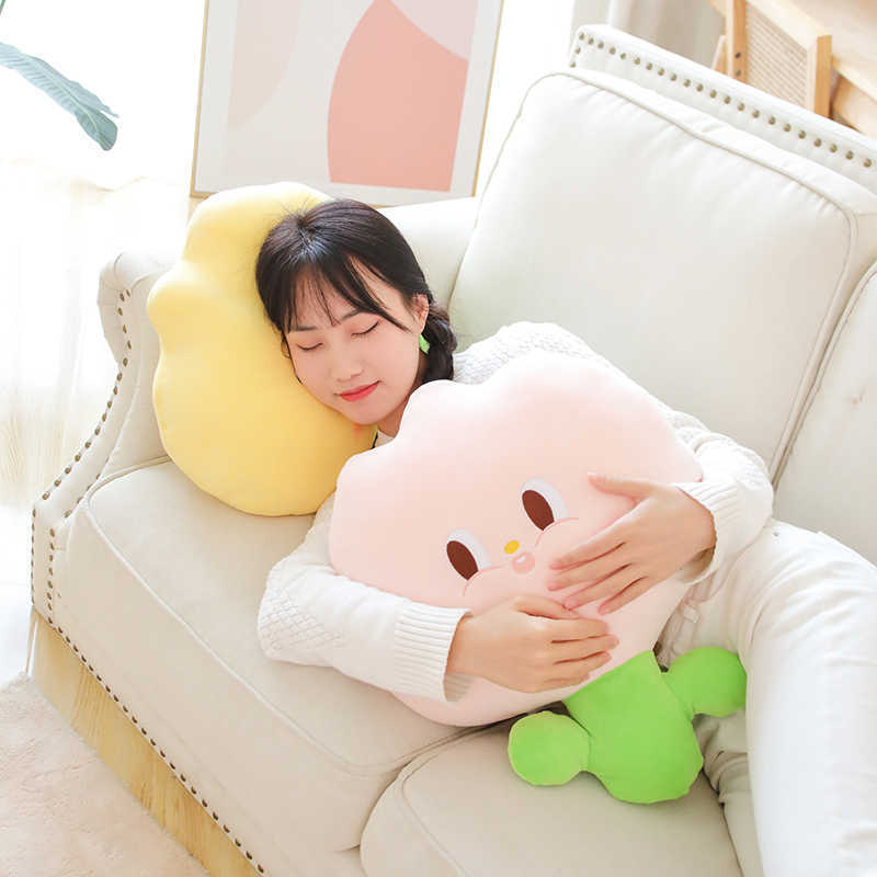 Stuffed Plush Animals Cartoon Tulip Plush Toys Cute Flower Stuffed Dolls Child Sleeping Pillows Soft Plant Sofa Cushion for Kids Lovely Birthday Gift HKD230706