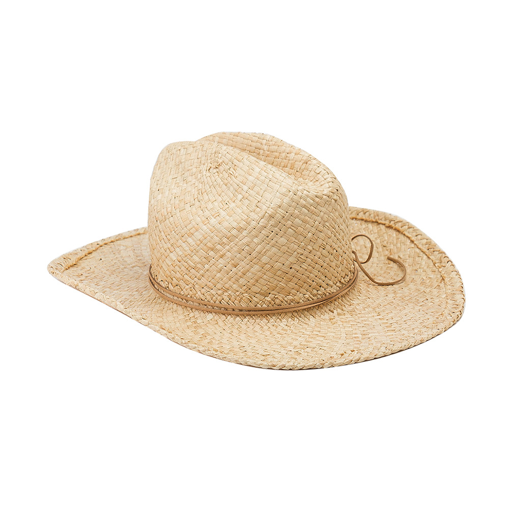 100% chapeaux de paille naturelle pour femmes hommes été creux plage Cowgirl chapeau de soleil Western Cowboy chapeau Sombrero Hombre