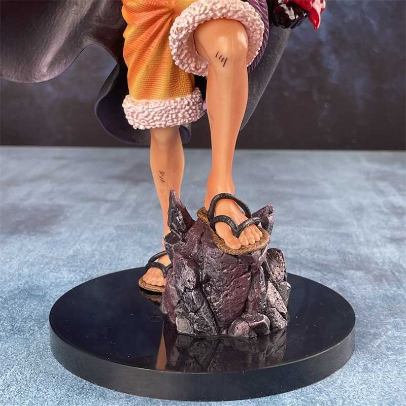 Anime Manga GSF Ny One Piece Luffy Anime Figur Monkey D. Luffy Actionfigur 25 cm PVC Samlarmodell Dockleksaker Presenter L230706 L230706