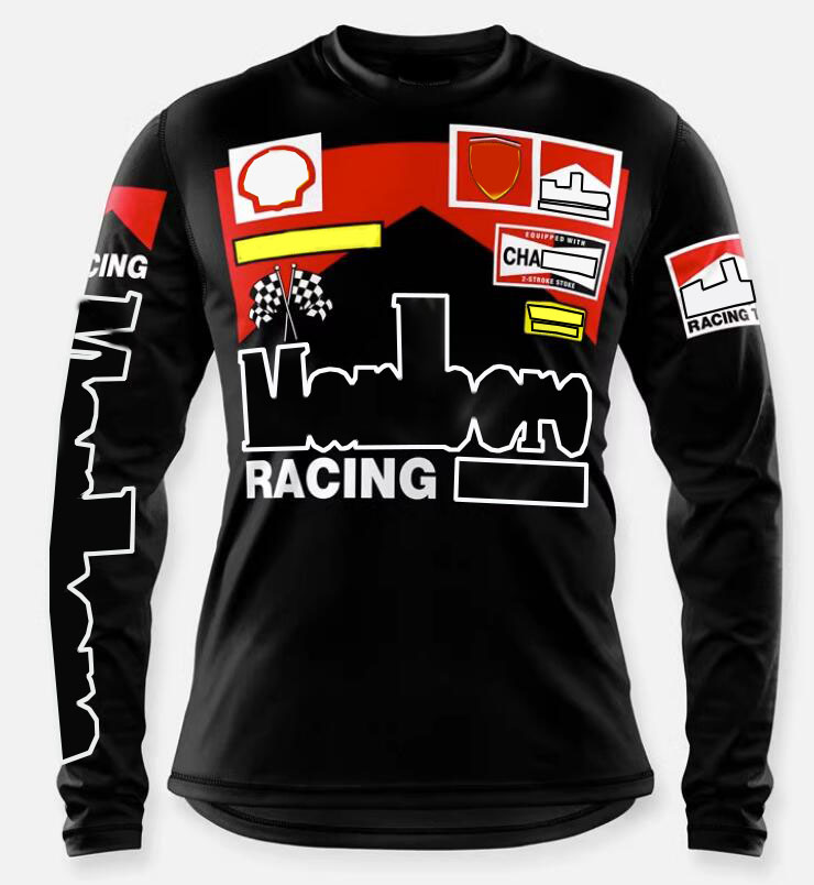 NewF1 racing long sleeve jersey summer team downhill jersey same style customization