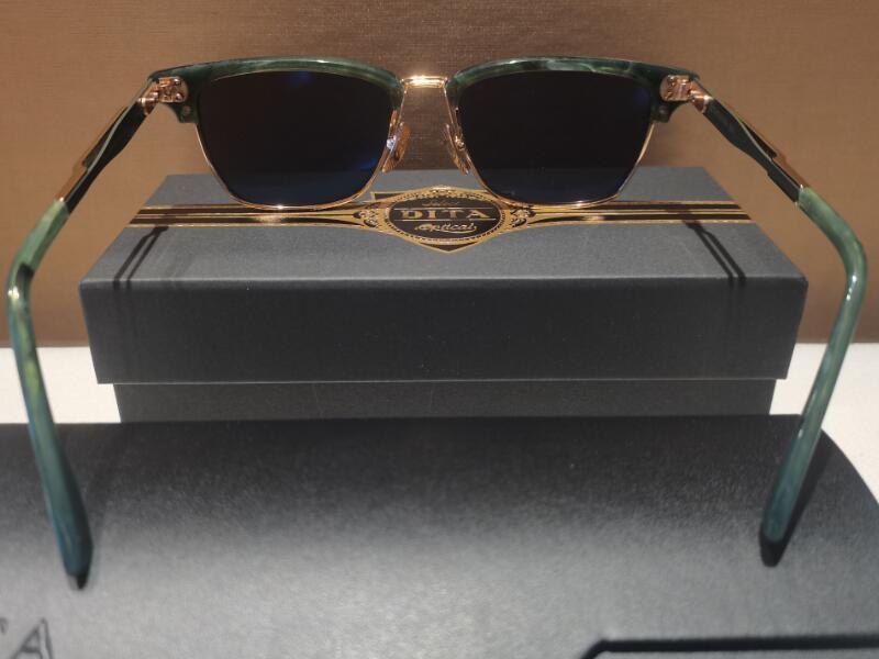 Realfine 5A Eyewear Dita Statesman Six DTX132 Óculos de sol de designer de luxo para homem mulher com óculos caixa de pano