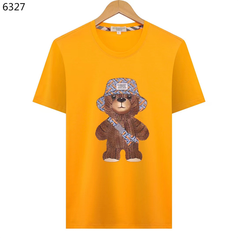 Bby メンズ tシャツデザイナー tシャツバーブラウンドネック半袖シャツ男性女性トレーナー 3D レター印刷綿オーバーサイズ Tシャツ M-3XL