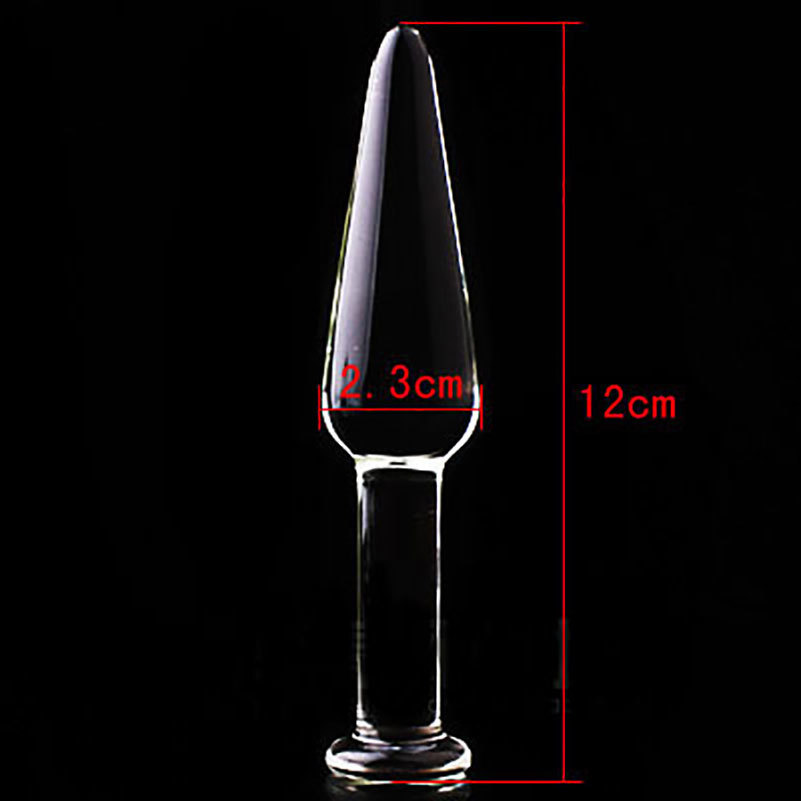 DildosDongs Candiway Different Types Grade Crystal Transparent Glass Butt Plug Adult Pleasure Smooth Stick Anal Toys For Couple 230706