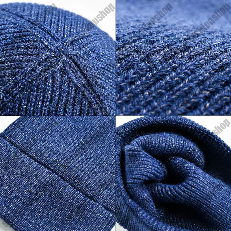 Designer Beanie chapéu de lã de malha chapéu de algodão puro à prova de vento resistente ao frio elegante para uso interno e externo chapéu pode ser dado como um presente de alta qualidade