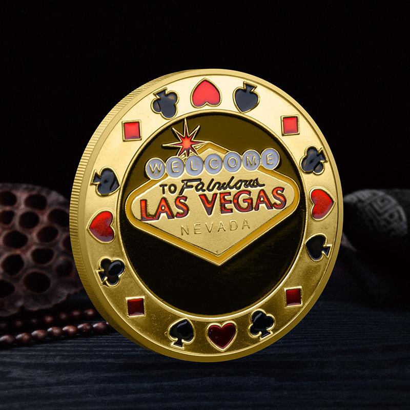Arts and Crafts Coeur rouge Pièce commémorative Médaille commémorative Las Vegas