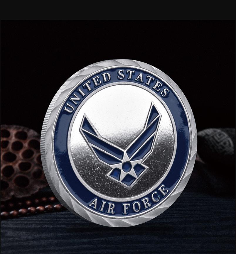 عملة تذكارية للفنون والحرف لضباط أبي من شارة المعادن الجوية الأمريكية العملة التذكارية للجيش الأوروبي والأمريكي