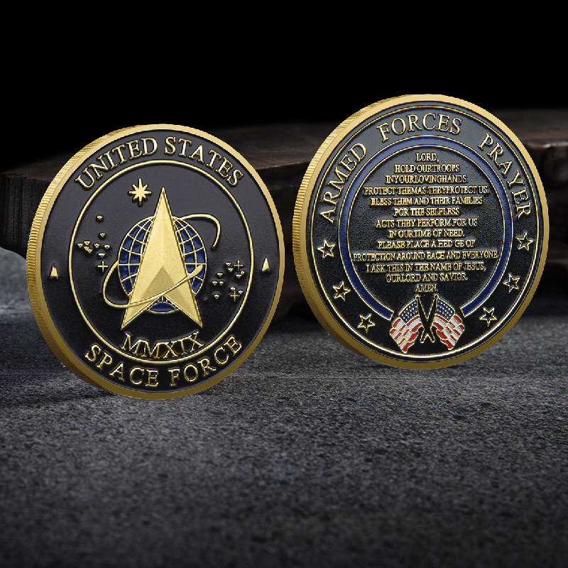 Arts and Crafts Air Force Commemorative Emblem Military Souvenir Production Five Major Military Series Commemorative Crafts