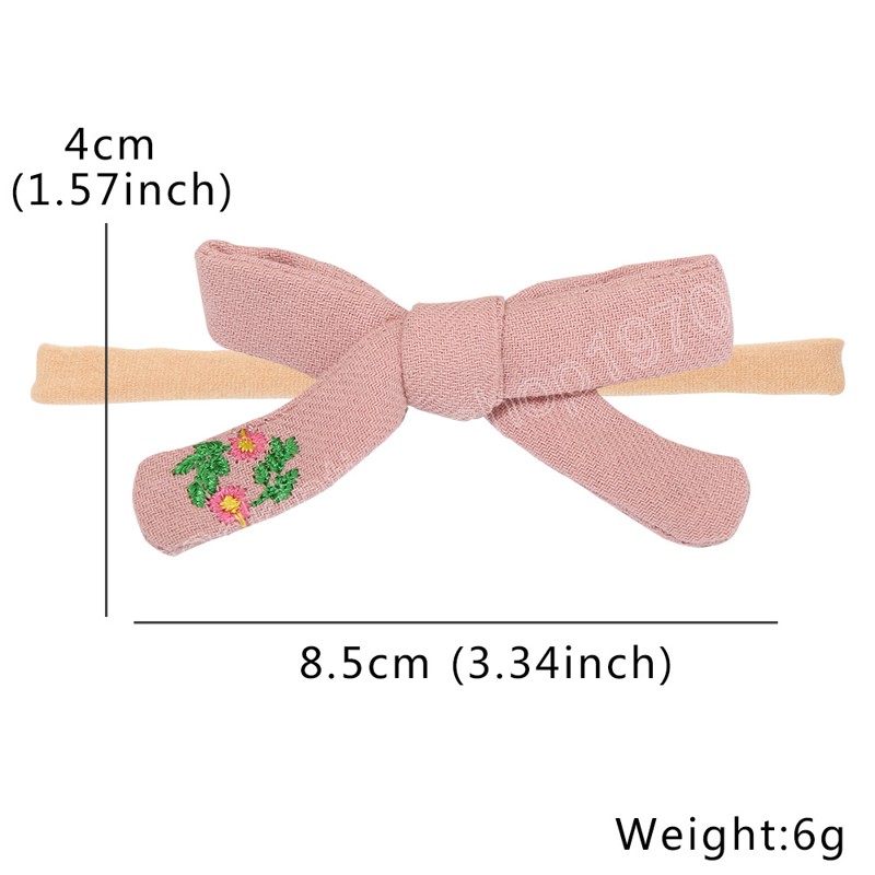 Fiocchi di strass alla moda Neonate Fascia capelli Tinta unita Fiori rosa Bowknot Fascia elastica Copricapo bambini Puntelli foto