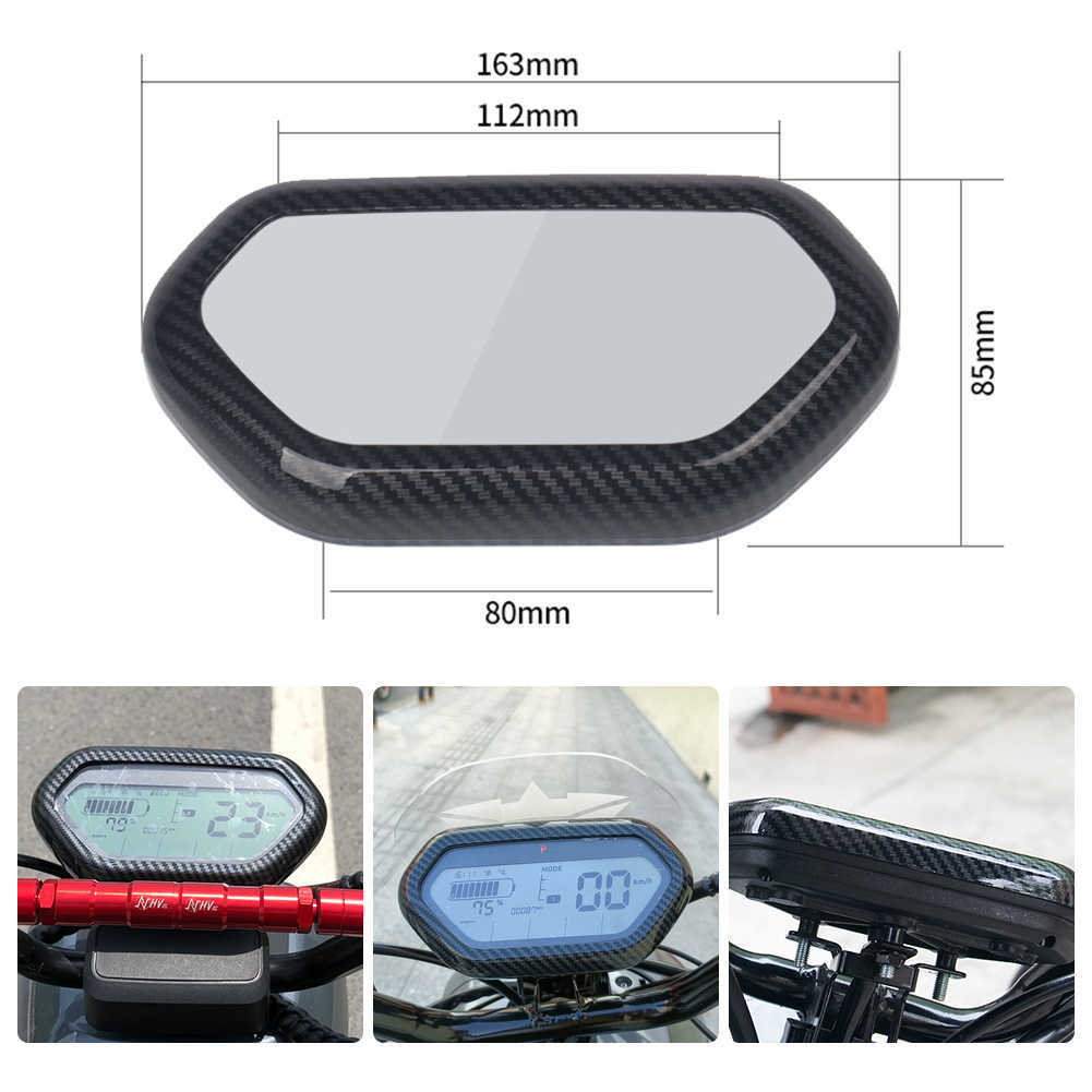 Nouvelle couverture d'instrument de compteur de vitesse électrique de Scooter de moto pour la jauge de cadre de Protection de compteur d'affichage de Niu U + UB UA N1S