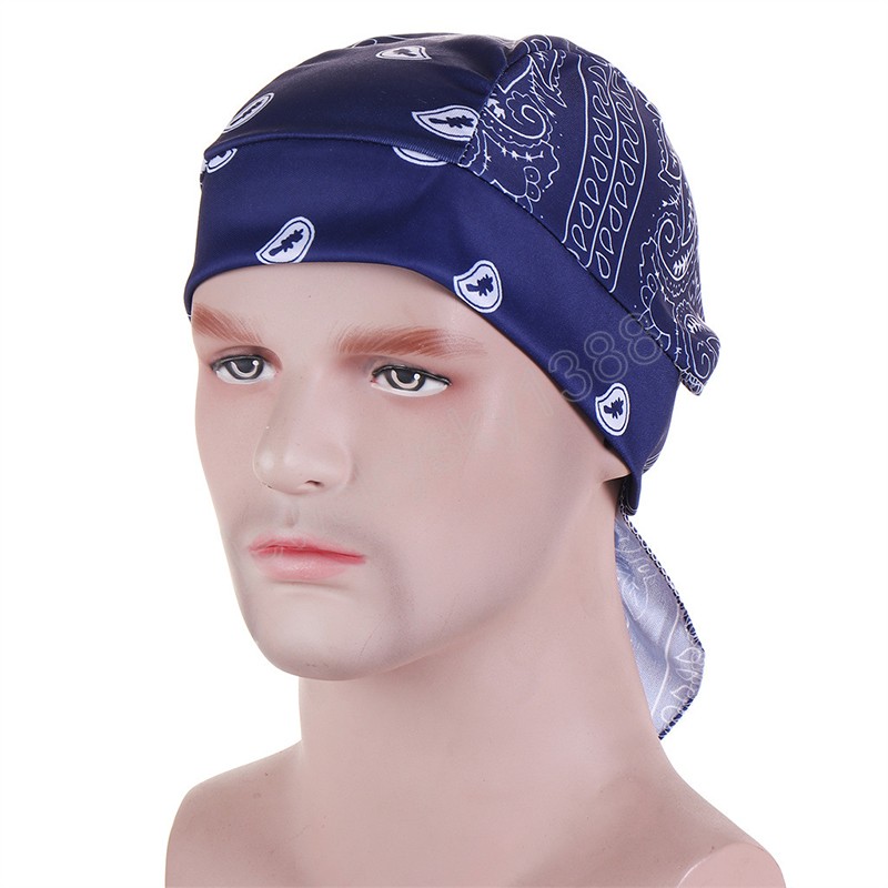 Paisley Müslüman İç Hijab Caps Erkekler Pirate Underscarf Alt Kaplama Accan Türban Beanies Ramazan İslami Giyim Baş Bandı Bonnet Bandana