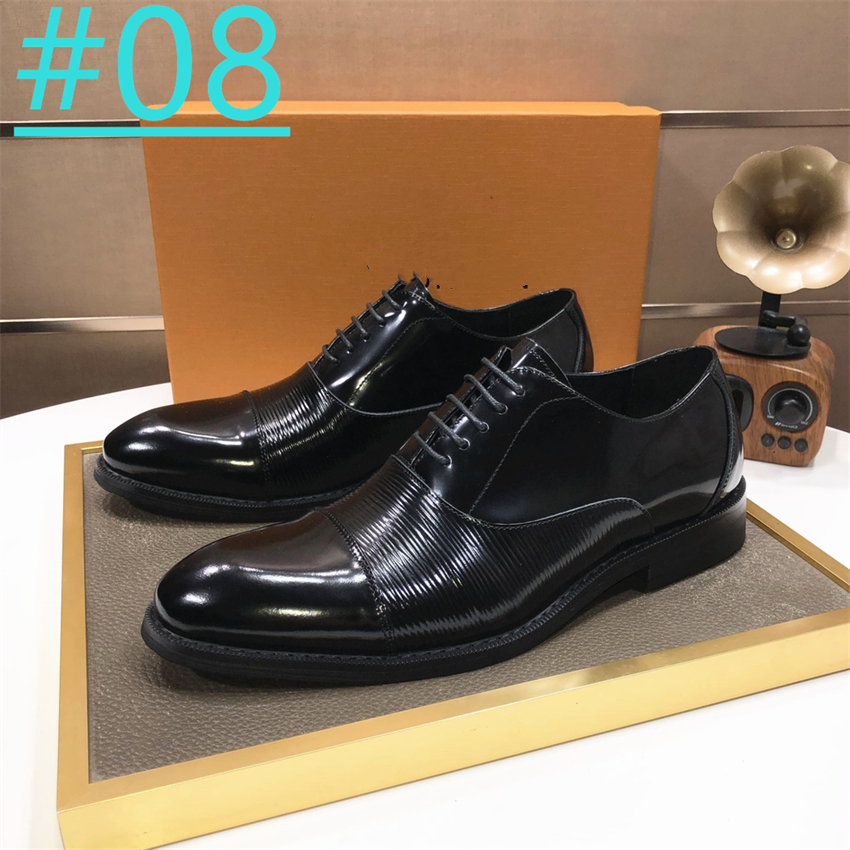 32 Mocassino in pelle modello Designer Uomo Mocassino Gancini Oxford Derby Scarpe eleganti Gentleman Mocassini ad incastro Taglia Eur 38-45