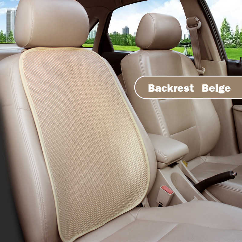 New Summer Car Seat Cover Breathable Ice Silk Auto Cushion Protector Pad Front Backrest Universal Auto Accessories Car Interior