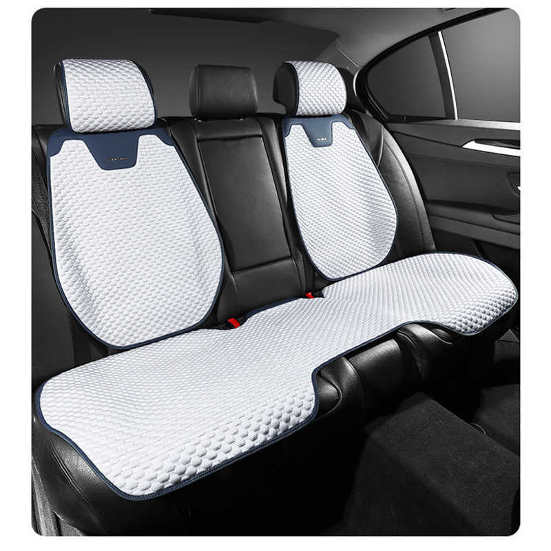 New Luxury Car Seat Cover Silk Front Rear Seat Protector Universal Skin-friendly Chair Cushion Summer Auto Interior Accessories