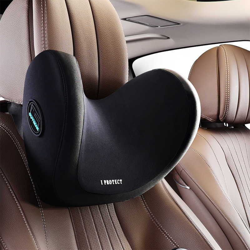 Neue Auto Hals Kissen Lenden Unterstützung Kopfstütze Weiche Memory Foam Zurück Rest Kopf Unterstützung Taille Kissen Kissen Auto Innen Zubehör