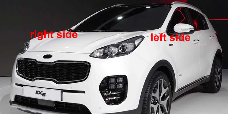 KIA KX5 2016 2017 2018 2018 2019 자동차 액세서리 외부 부품 측방 미러 렌즈 반사 유리 렌즈 가열