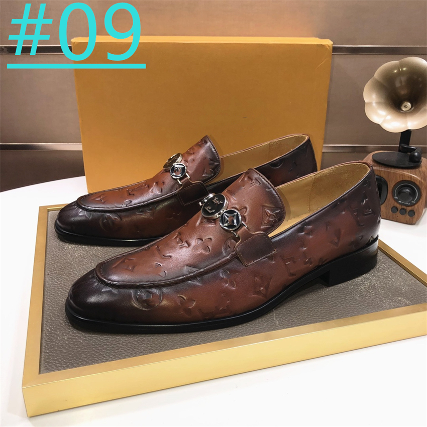 32 Modello Scarpe estive da uomo Casual Luxury Brand Mocassini da uomo in vera pelle Mocassini Designer Scarpe da barca traspiranti italiane nere Eur 38-45