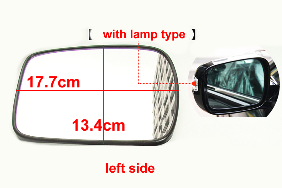 For Honda Accord 8th Generation 2008-2012 2.4 Car Accessories Reflective Lens Rearview Mirror Lenses Glass with Heating