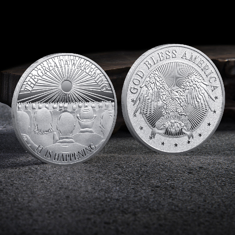 Arti e mestieri Commercio estero Moneta commemorativa moneta virtuale digitale Metallo in rilievo 3D Produzione di monete commemorative