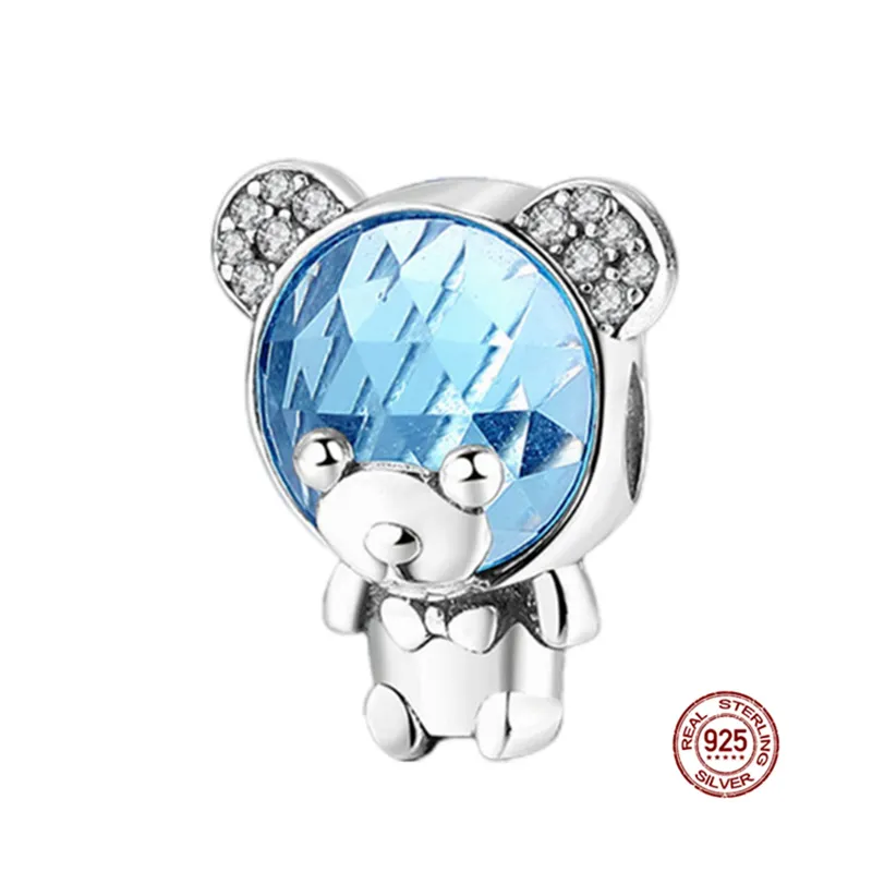 925 Silver Fit Pandora Charm 925 Bracelet Silver Color Pendant Animal Panda Owl High Heels charms set Pendant DIY Fine Beads Jewelry