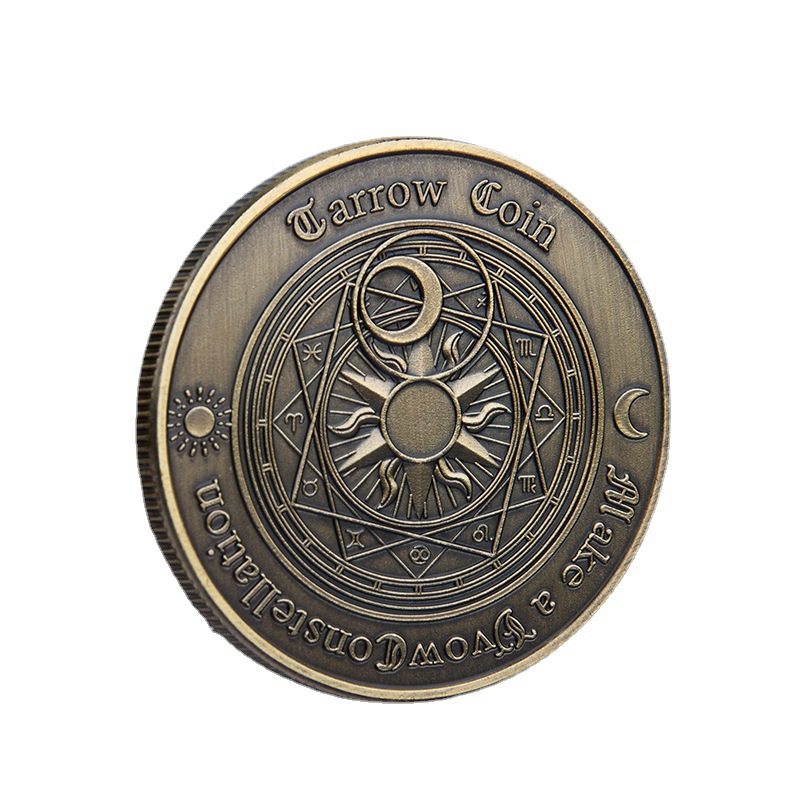 Arts and Crafts Lucky Feng Shui Coin Constellation Ancient Bronze Commemorative coin Badge