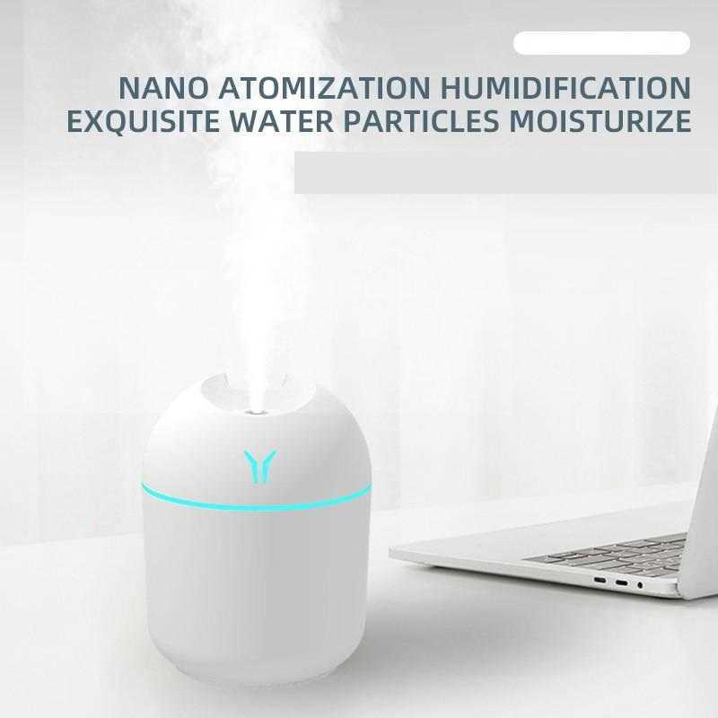 Humidificateurs Diffuseur d'huile essentielle d'arome d'humidificateur d'air d'usb mini pour le diffuseur ultrasonique de fabricant de brume muette de voiture à la maison avec la lampe de couleur de LED