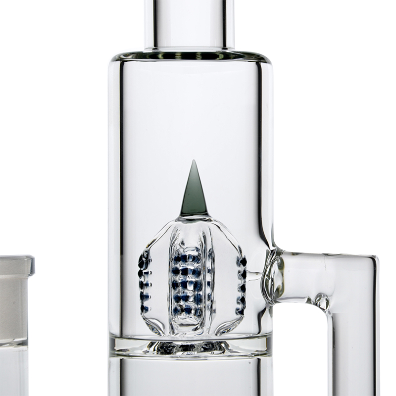 CCG Yaldızlı Çiçek Bongs Cam Su Boruları İçeren PERC 18.8mm Eklem