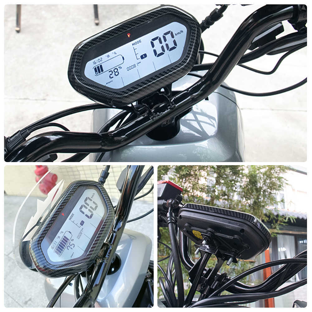 Ny motorcykel skoter Elektrisk hastighetsmätare Instrumentskydd för Niu U+ UB UA N1S Display Mätare Skydd Rammätare