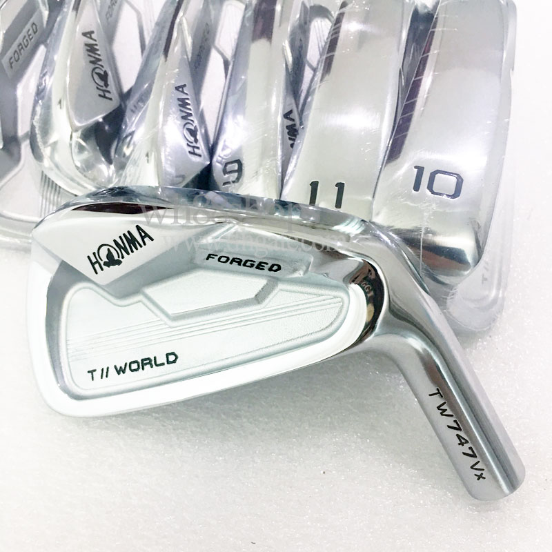 Nieuwe rechtshandige golfclubs Honma TW747 VX Golf Irons 4-910 11 Irons Set stalen as of grafietas Gratis verzending