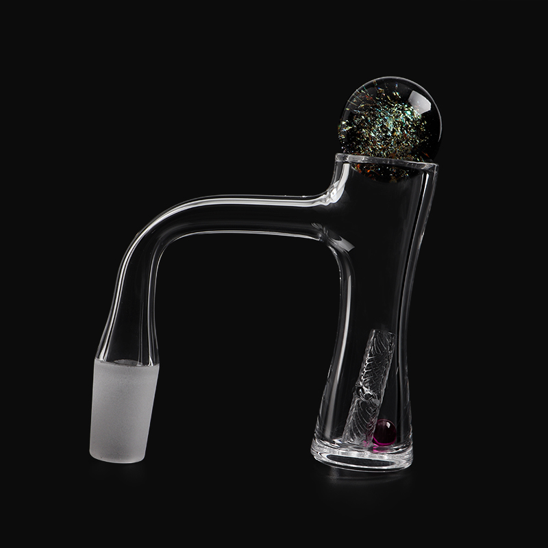 흡연 자동 하이 브리드 풀 용접 석영 뱅커 20mm/22mm OD 투어 빌론/회전 공기 구멍 유리 봉 DAB 장비를위한 가장자리 네일 베이블 엣지 네일