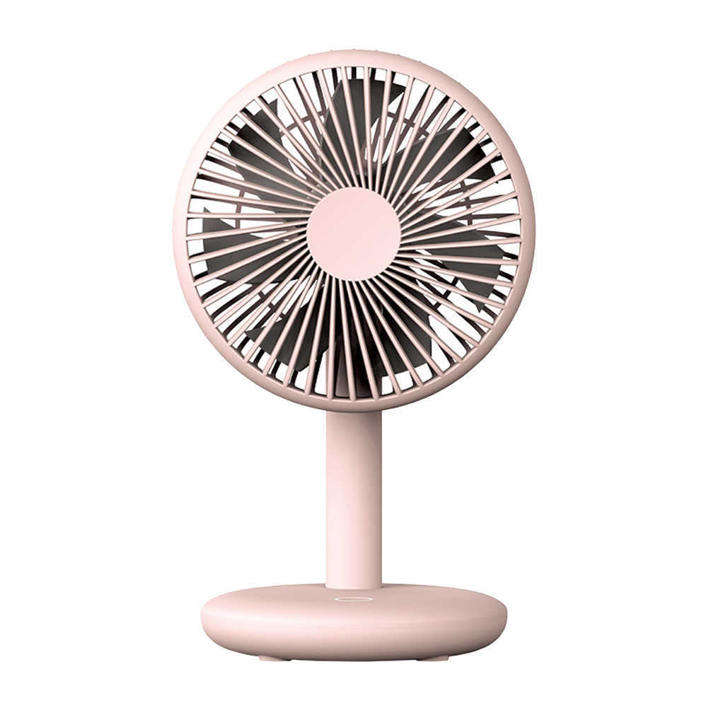 Electric Fans Cameras Home Silent Fan 1200mAh Batterikapacitet Desktop Office Tyst kylfans USB -laddning för hemmakontor Camping utomhus