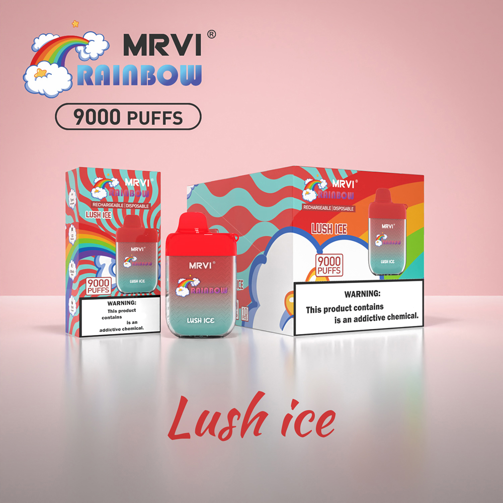 Autêntico MRVI BAR 9000 Puffs Descartável Pod E Cigarette Vape Pen Com Bateria Recarregável de 550mAh 18ml Pod Eletrônico Cachimbo de Água Elf Lost Mary Bars 9K Kit