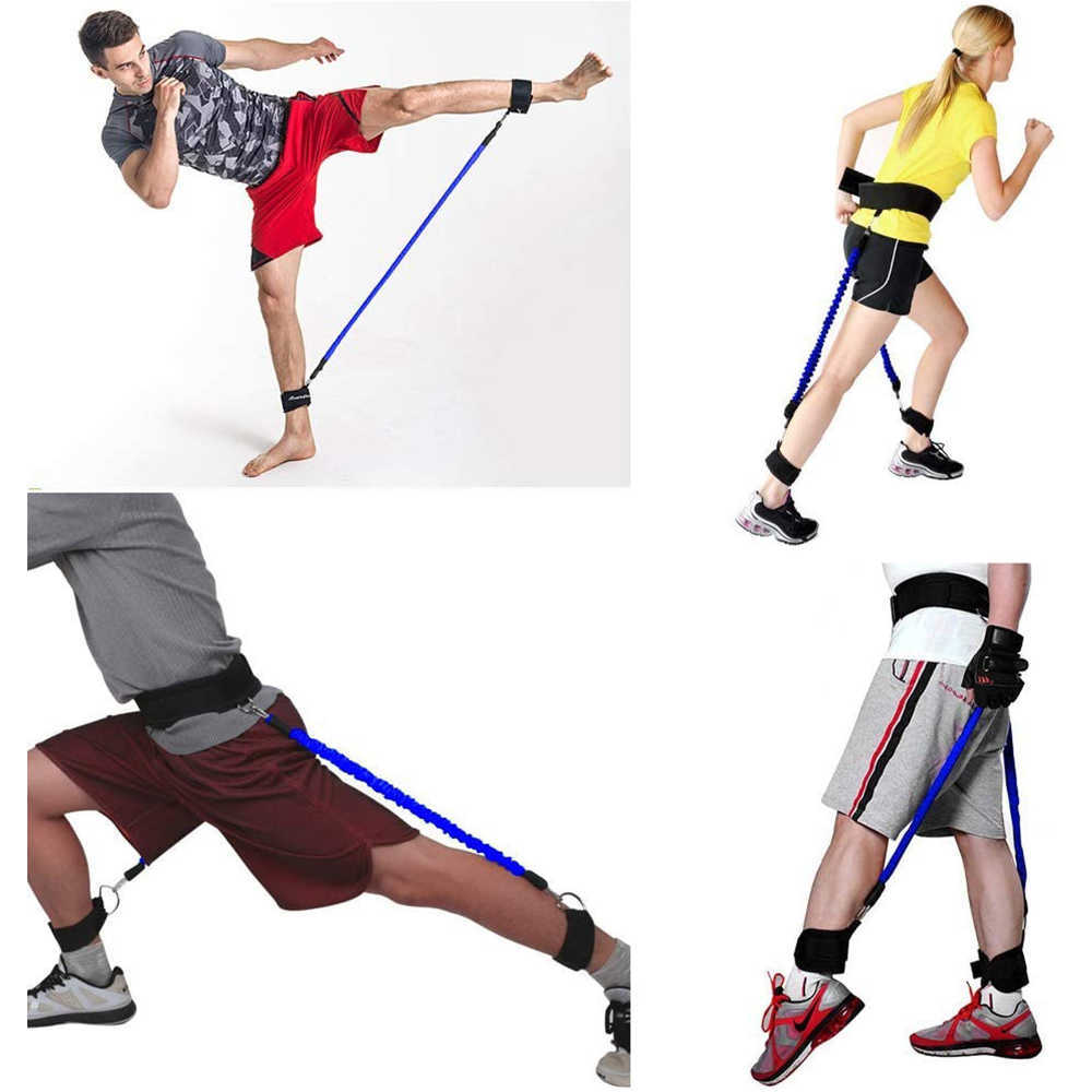 Resistance Bands Bounce Trainer Rope Fitness Resistance Bands Exercise Equipment Basketball Tennis Running Leg Strength Agility Training Strap HKD230710