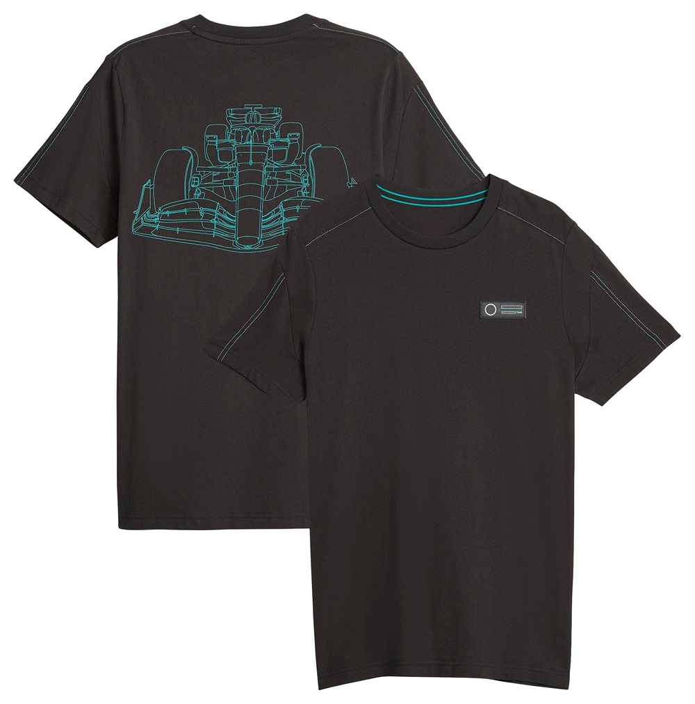 2023 New F1 Team T-shirt Formula 1 Co- branding Mens T-shirt Summer Fashion Casual T-shirts Black Sports Short-sleeved Unisex