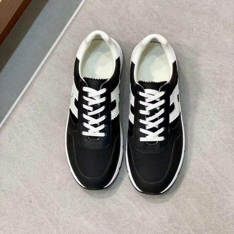 Mode Hommes Équipage Chaussures Habillées À La Mode Bas Mous Courir Baskets Italie Délicat Bas Haut Grille En Cuir Respirant Designer Casuals Chaussures De Sport Antidérapantes Boîte UE 38-45