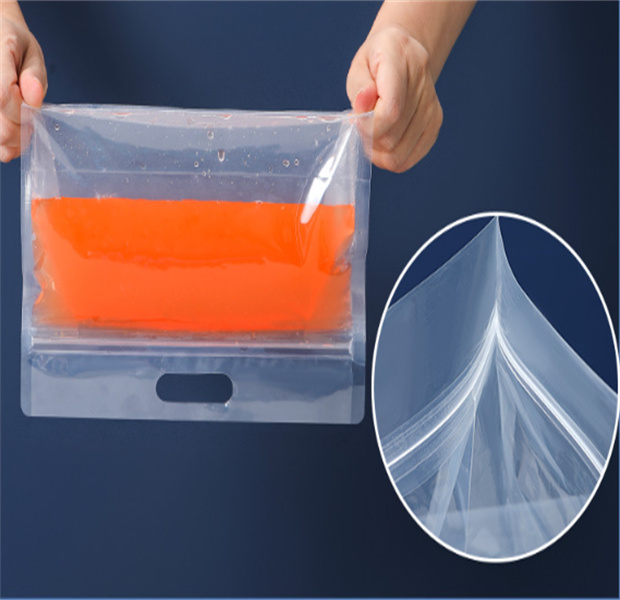 Flat Bottom Bag Food Nuts Storage Pouches Clear Zip Self Sealing Packaging Bag JL1506