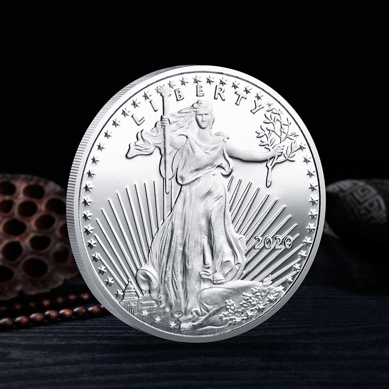 예술 및 공예 유럽과 미국의 다중 연도 기념 동전, 3 차원 구호 금속 기념품