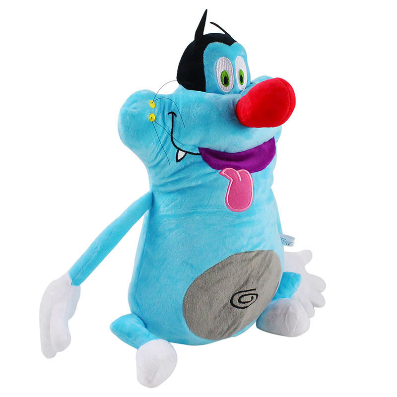 Gros Halloween mignon chat stupide jouets en peluche Oggy et les cafards jeux pour enfants camarades de vacances cadeaux décor de chambre