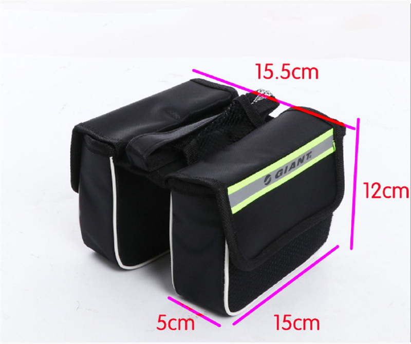 17 pollici Borsa da sella bicicletta Borsa da bici Borsa da bicicletta Portapacchi Borsa da sella Borsa a tracolla Laptop Portapacchi Borsa da bicicletta Accessori ciclismo professionali 3 in 1